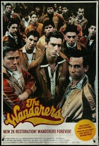 6r0989 WANDERERS 1sh R2016 Kaufman 1960s New York City teen gang cult classic, different!