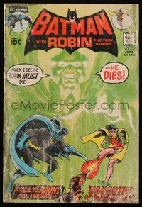 6s0334 BATMAN #232 comic book June 1971 art by Neal Adams, first Ra's Al Ghul appearance!