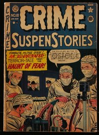 6s0156 CRIME SUSPENSTORIES #10 comic book April 1952 art by Johnny Craig, Jack Davis, Ingels, Kamen