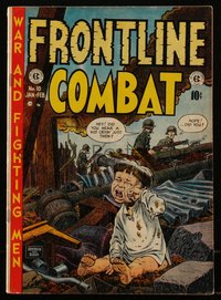 6s0189 FRONTLINE COMBAT #10 comic book Jan 1953 art by Severin, Elder, Davis, Wood, Harvey Kurtzman