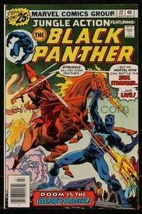 6s0307 JUNGLE ACTION #22 comic book July 1976 Black Panther cover by Rich Buckler & Frank Giacoia!