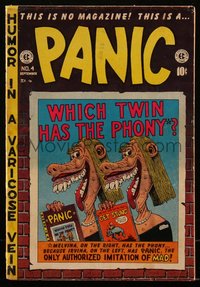 6s0181 PANIC #4 comic book Aug 1954 Wolverton cover, art by Bill Elder, Wood, Jack Davis, Orlando