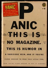 6s0184 PANIC #8 comic book May 1955 art by Bill Elder, Joe Orlando, Jack Davis & Wally Wood!