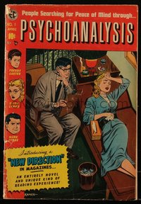 6s0191 PSYCHOANALYSIS #1 comic book April 1955 art by Jack Kamen & Marie Severin, New Direction!