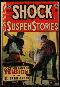 6s0145 SHOCK SUSPENSTORIES #16 comic book August 1954 George Evans cover, Reed Crandall, Jack Kamen
