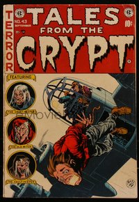 6s0026 TALES FROM THE CRYPT #43 comic book August 1954 art by Jack Davis, Graham Ingels, Evans, Kamen