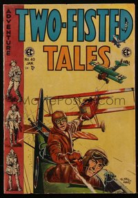 6s0188 TWO-FISTED TALES #40 comic book January 1955 art by George Evans, Jack Davis, John Severin