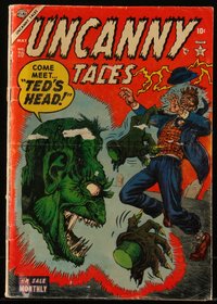 6s0209 UNCANNY TALES #20 comic book May 1954 art by Dick Briefer, Robert Q. Sale, Stan Lee