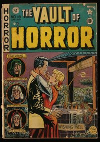 6s0034 VAULT OF HORROR #18 comic book Apr 1951 Johnny Craig cover, Graham Ingels, Jack Davis, Kamen
