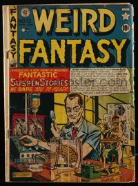 6s0083 WEIRD FANTASY #13 comic book May 1950 art by Al Feldstein, Kurtzman, Kamen, Wood, first issue!
