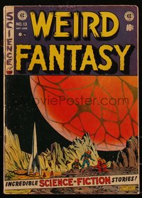 6s0094 WEIRD FANTASY #13 comic book May 1952 unauthorized Ray Bradbury, art by Al Feldstein, Wood