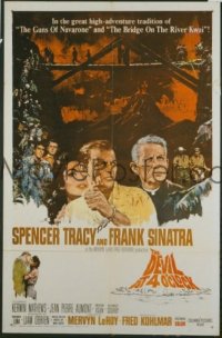 P492 DEVIL AT 4 O'CLOCK one-sheet movie poster '61 Spencer Tracy