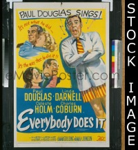 #9161 EVERYBODY DOES IT 1sh '49 Paul Douglas 