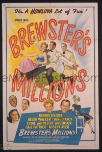 BREWSTER'S MILLIONS ('45) 1sheet