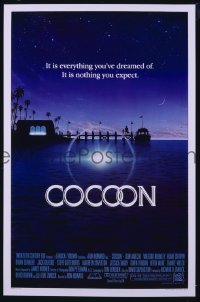 r444 COCOON one-sheet movie poster '85 Ron Howard, Don Ameche