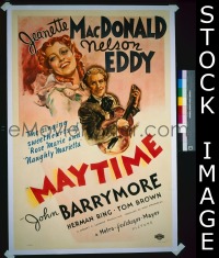 Q149 MAYTIME one-sheet movie poster R62 MacDonald & Eddy