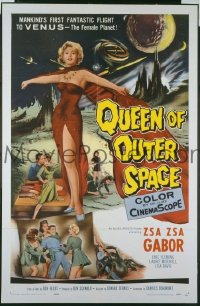 #052 QUEEN OF OUTER SPACE 1sh58 Zsa Zsa Gabor