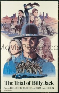 B094 TRIAL OF BILLY JACK one-sheet movie poster '75 Tom Laughlin