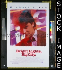 #0452 BRIGHT LIGHTS BIG CITY 1sh '88 J Fox 