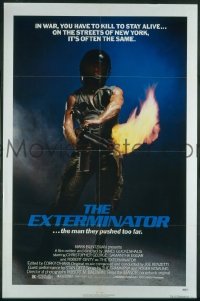 P591 EXTERMINATOR one-sheet movie poster '80 George, Eggar
