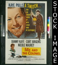 #413b ME & THE COLONEL 1sh '58 Danny Kaye 