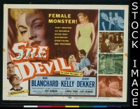 #5148 SHE DEVIL TC '57 female monster!