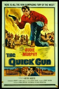 #1977 QUICK GUN 1sh '64 Audie Murphy 