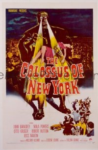 #342 COLOSSUS OF NEW YORK 1sh '58 Powers 