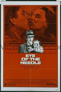 P594 EYE OF THE NEEDLE one-sheet movie poster '81 Donald Sutherland