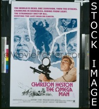#1110 OMEGA MAN 1sh '71 Charlton Heston 