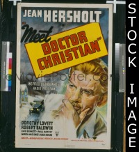 #298 MEET DOCTOR CHRISTIAN 1sh '39 Hersholt 