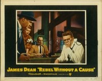 2063 REBEL WITHOUT A CAUSE lobby card #3 '55 Dean with Platt!
