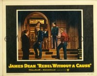 2062 REBEL WITHOUT A CAUSE lobby card #6 '55 Dean with punks!