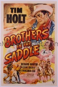 BROTHERS IN THE SADDLE 1sheet