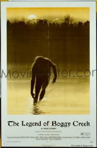 f569 LEGEND OF BOGGY CREEK one-sheet movie poster '73 horror!