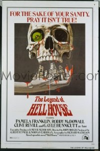#7945 LEGEND OF HELL HOUSE 1sh '73 Franklin 