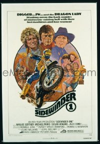 #555 SIDEWINDER ONE 1sh '77 motorcycle racing 