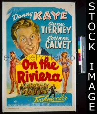 #478 ON THE RIVIERA 1sh '51 Danny Kaye 