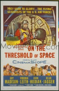 #030 ON THE THRESHOLD OF SPACE 1sh '56 