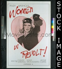 #5733 WOMEN IN REVOLT 1sh '72 Andy Warhol 