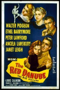 #366 RED DANUBE 1sh '49 Pidgeon, Barrymore 