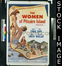 #767 WOMEN OF PITCAIRN ISLAND 1sh '57 L. Bari 