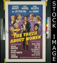 #1494 TRUTH ABOUT WOMEN English 1sh '58 cool! 
