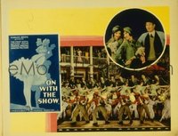 2014 ON WITH THE SHOW #6 lobby card '29 giant production number!