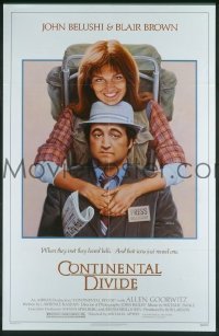 P425 CONTINENTAL DIVIDE one-sheet movie poster '81 John Belushi
