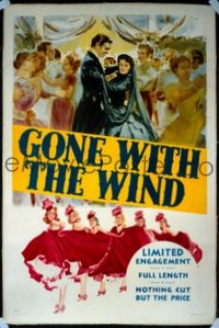 310 GONE WITH THE WIND linen 1sheet