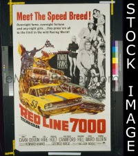 #8197 RED LINE 7000 1sh '65 car racing!