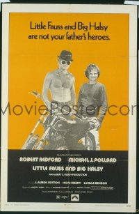 r911 LITTLE FAUSS & BIG HALSY one-sheet movie poster '70 Robert Redford