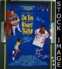 #166 DO THE RIGHT THING DS 1sh '89 Spike Lee 