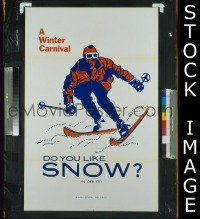 #7558 DO YOU LIKE SNOW 1sh 70s winter skiing! 